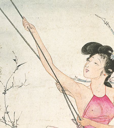 庐江-胡也佛的仕女画和最知名的金瓶梅秘戏图